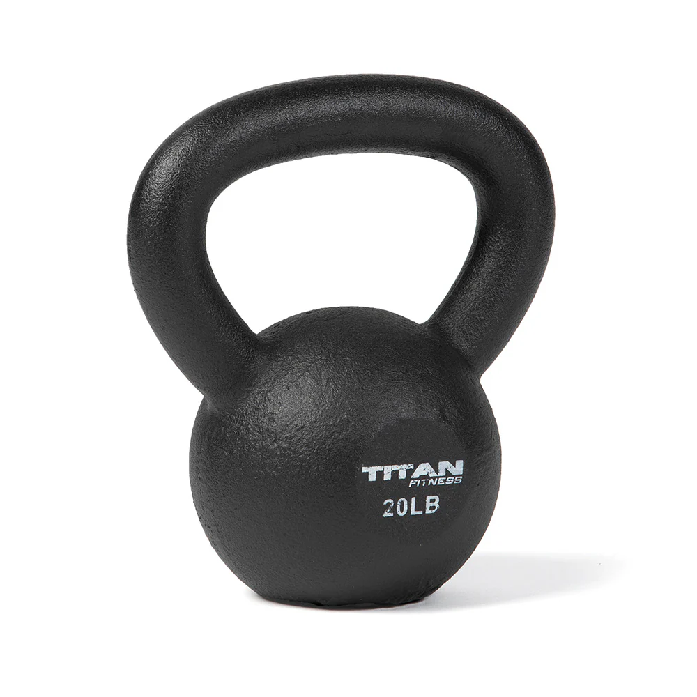 Scratch and Dent, 20 LB Cast Iron Kettlebell