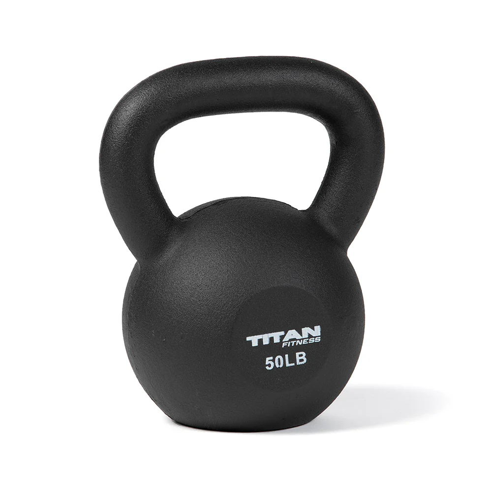 Scratch and Dent, 50 LB Cast Iron Kettlebell