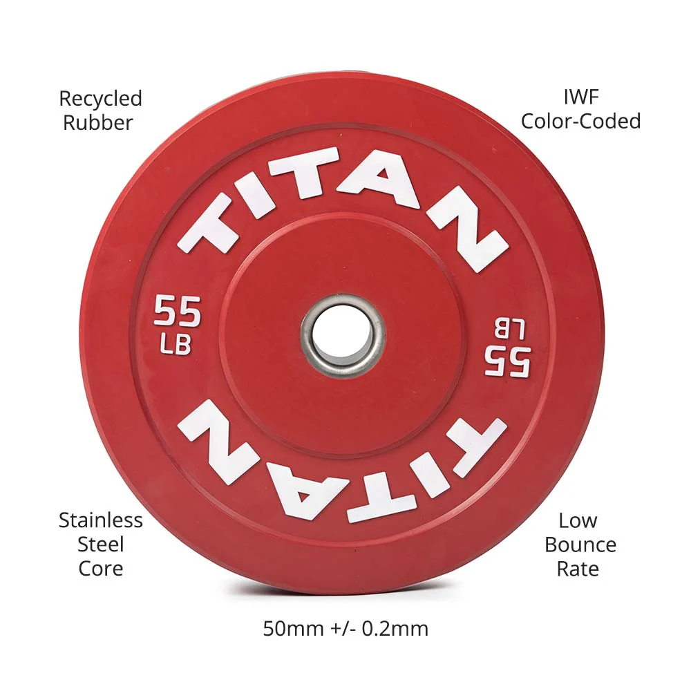 Scratch and Dent, 55 LB Single Economy Color Bumper Plate - Image 2