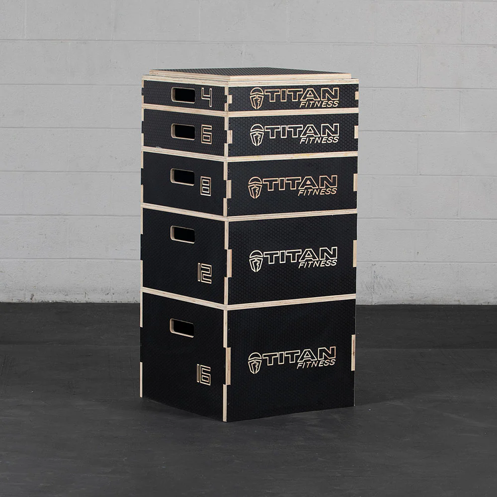 Scratch and Dent, 6" Stackable Wooden Plyo Box - Image 7