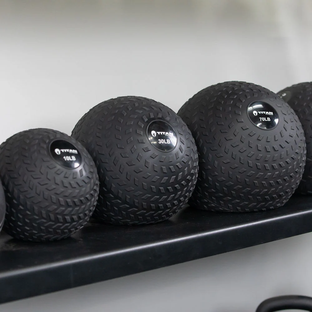 Scratch and Dent, 70 LB Rubber Tread Slam Ball - Image 4