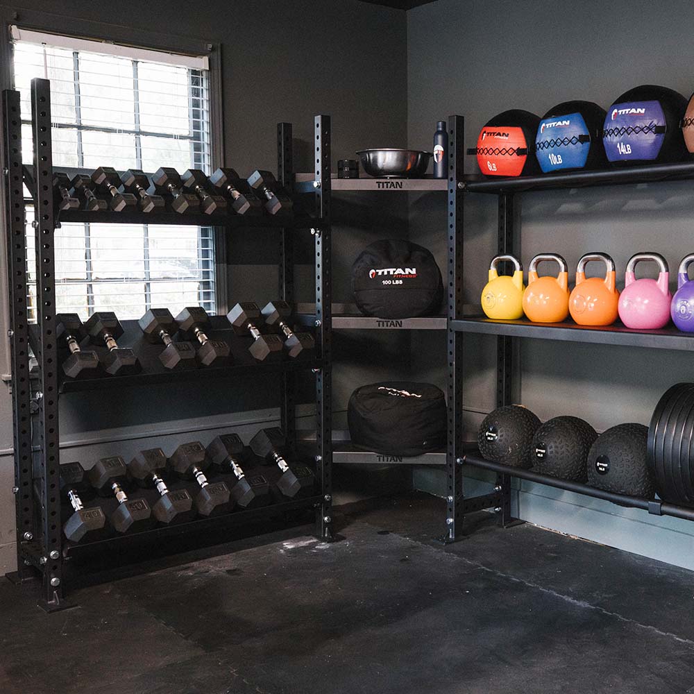 Elite Series Mass Storage System with Bumper Plate & Corner Shelves - Image 38