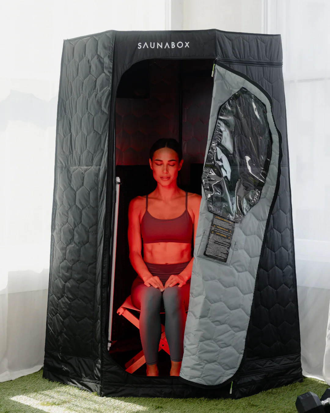 SaunaBox® Pulse PRO: Infrared Sauna with Red-light Therapy - Image 2