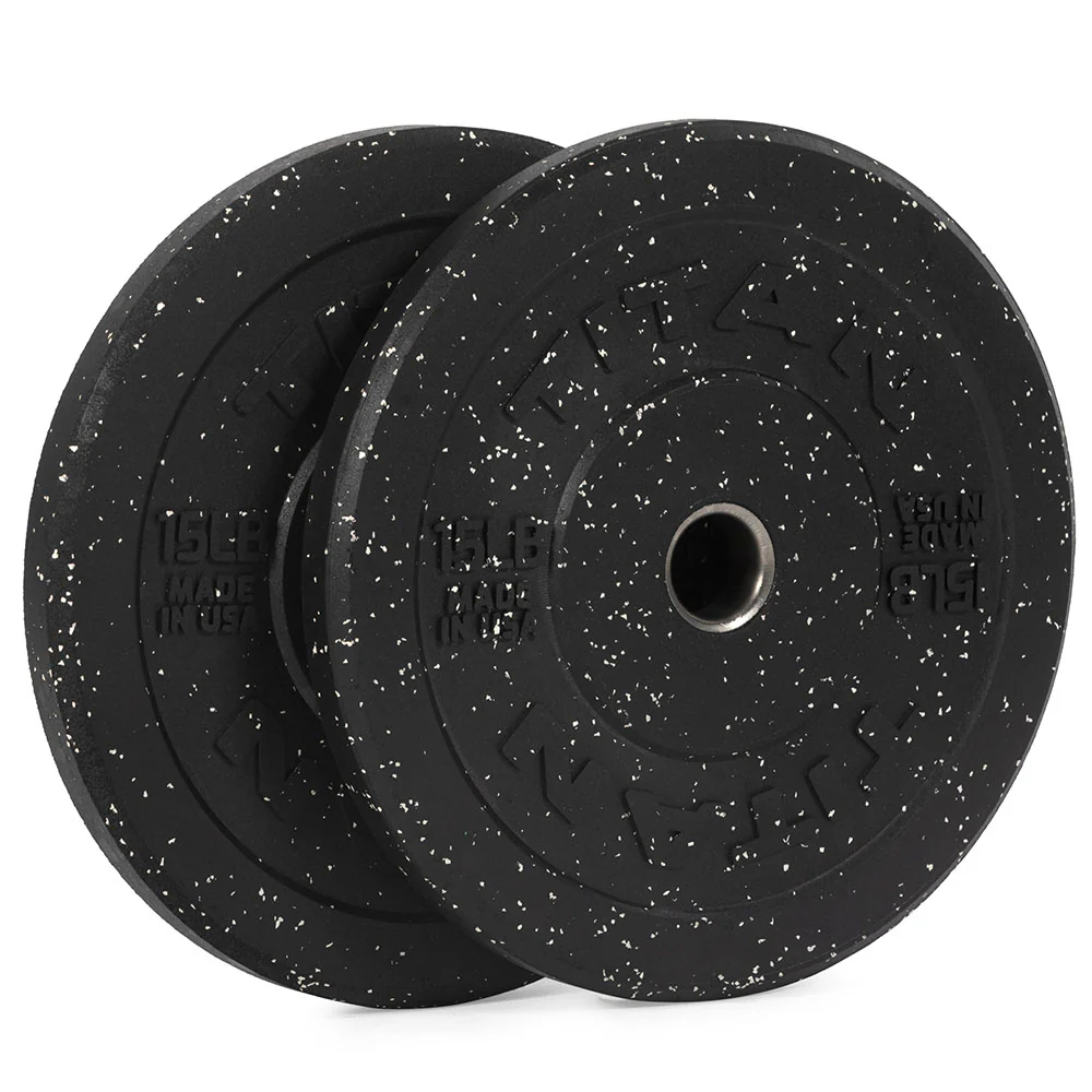 Scratch and Dent, 15 LB Pair Crumb Rubber Bumper Plates