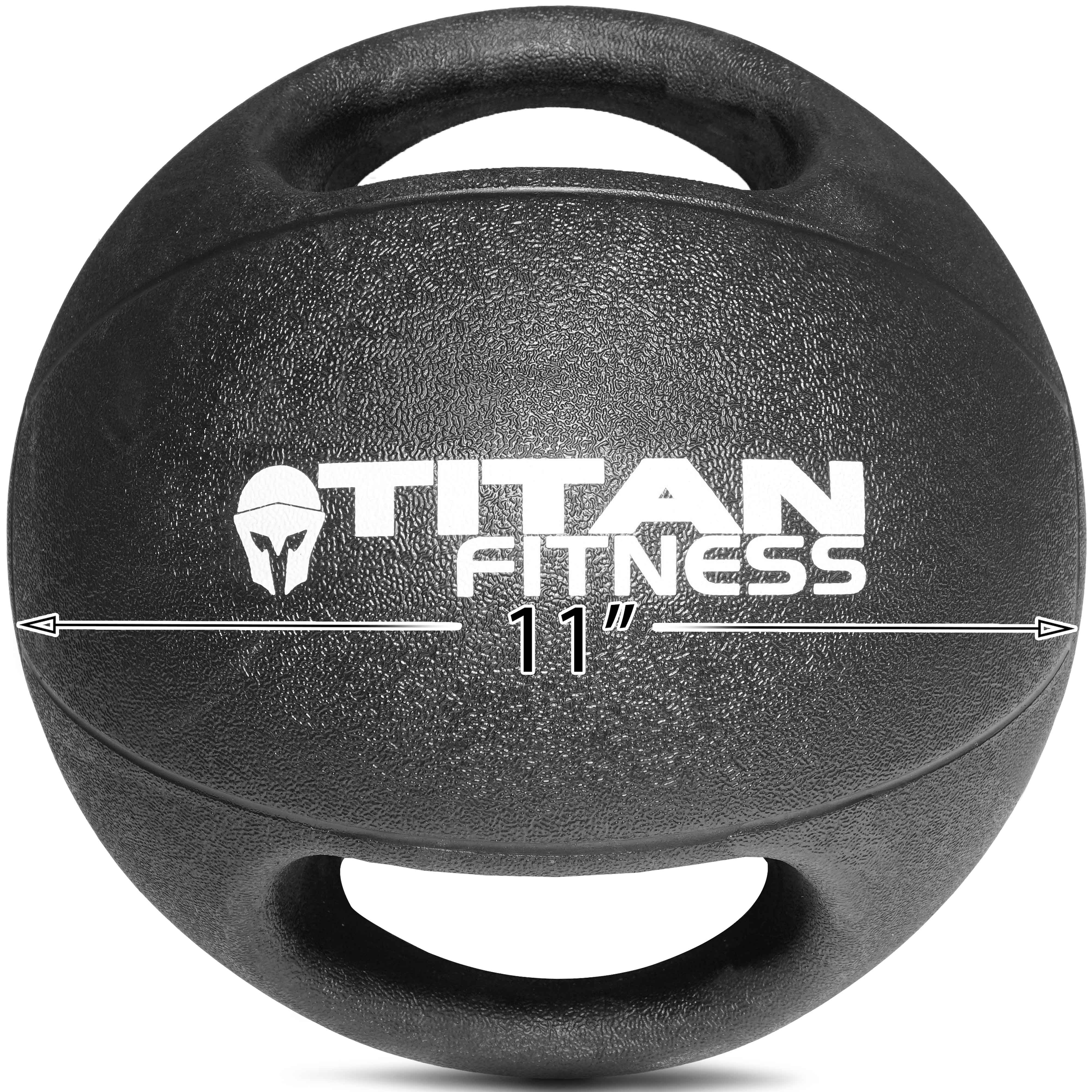 Scratch and Dent, 16lb Dual Grip Medicine Ball - Image 2