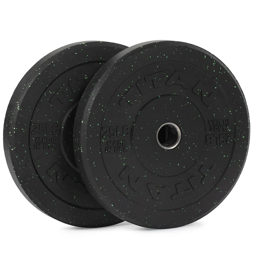 Scratch and Dent, 25 LB Pair Crumb Rubber Bumper Plates