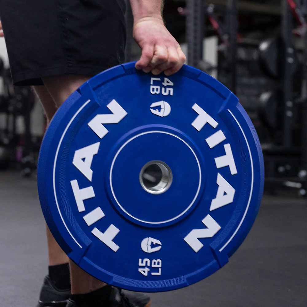 Scratch and Dent, 45 LB Single EZ-Grip Color Bumper Plate - Image 2