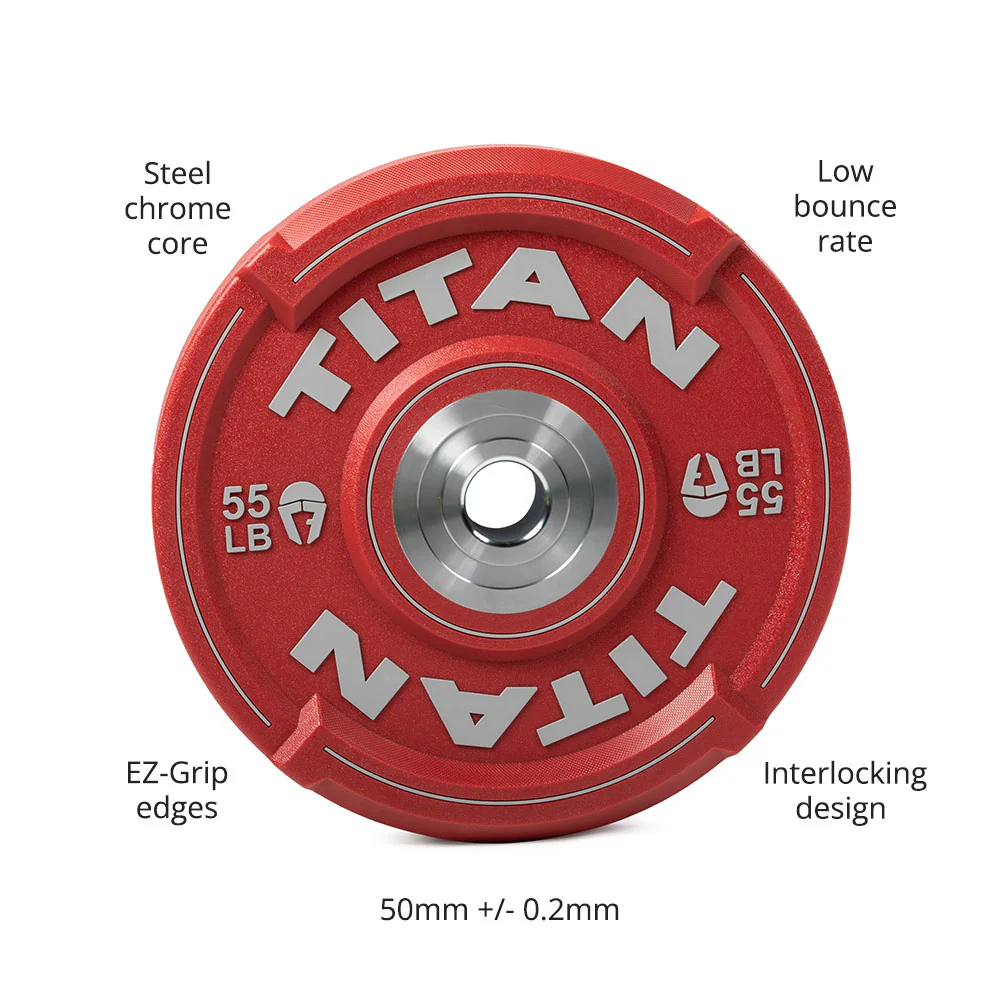 55 LB Single EZ-Grip Elite Urethane Color Plate - Image 9