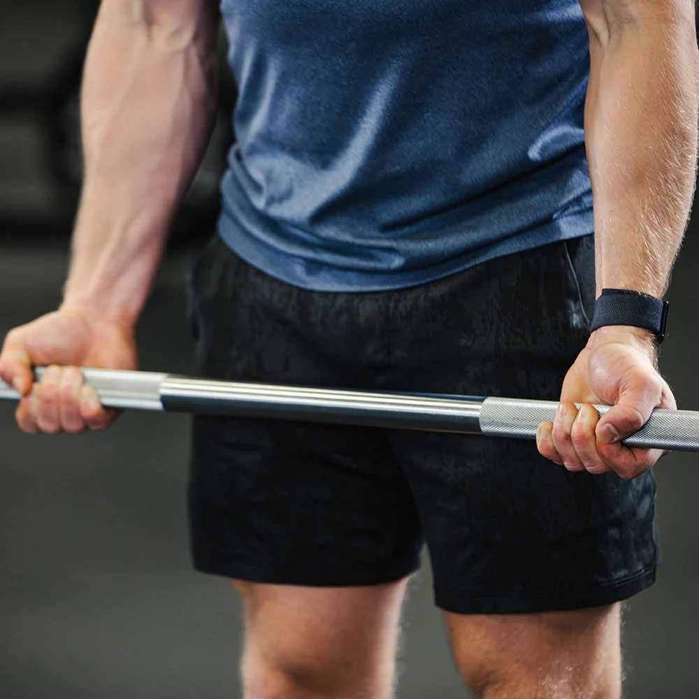 Scratch and Dent, 90 LB Straight Fixed Urethane Barbell - Image 5