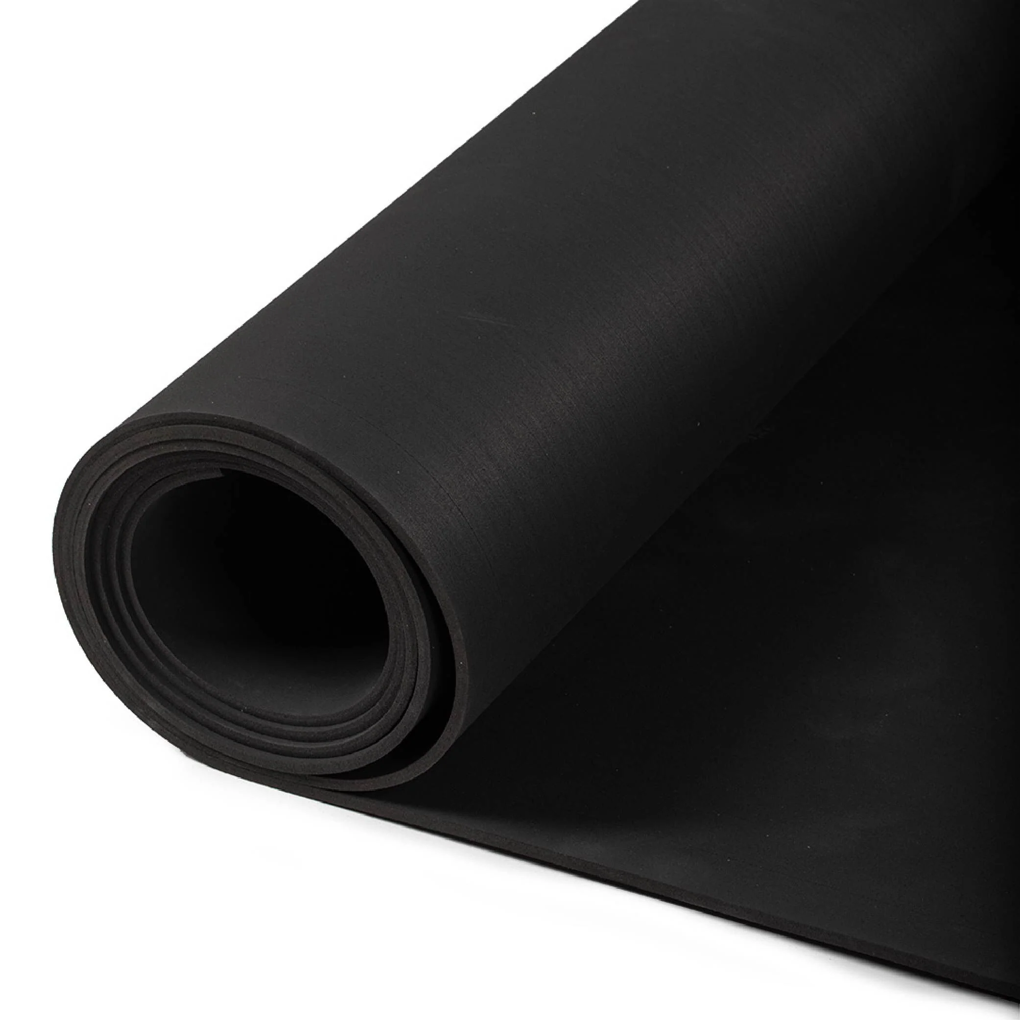 Scratch and Dent, Black Rubber Gym Flooring Roll