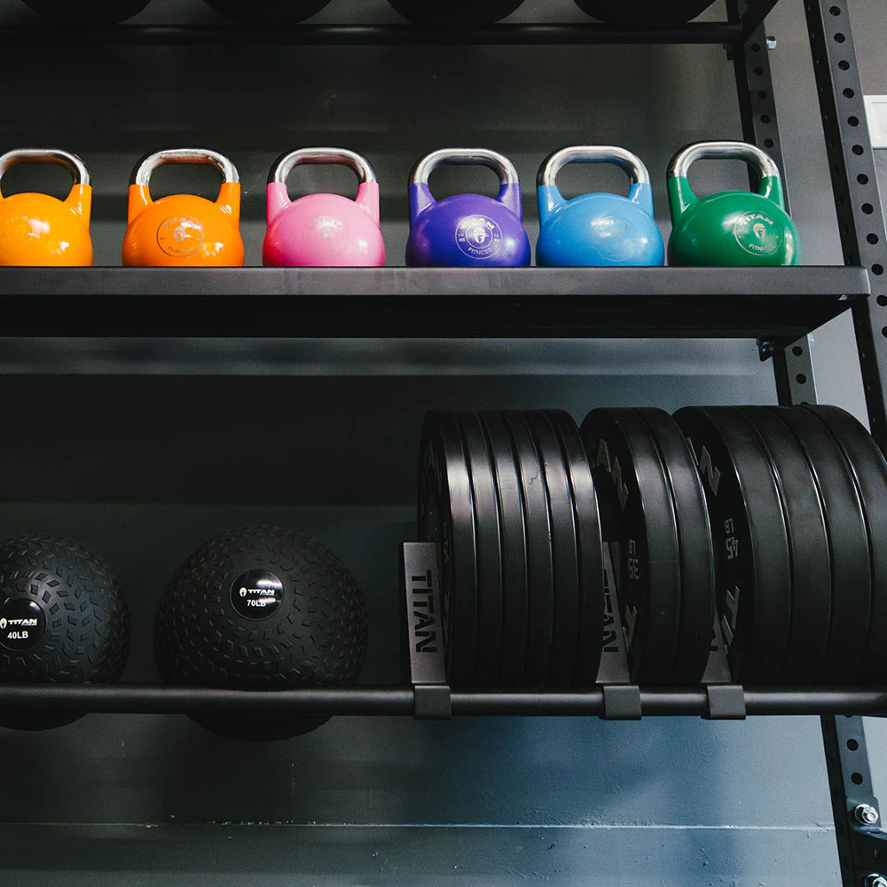 Elite Series Mass Storage System with Bumper Plate & Corner Shelves - Image 4