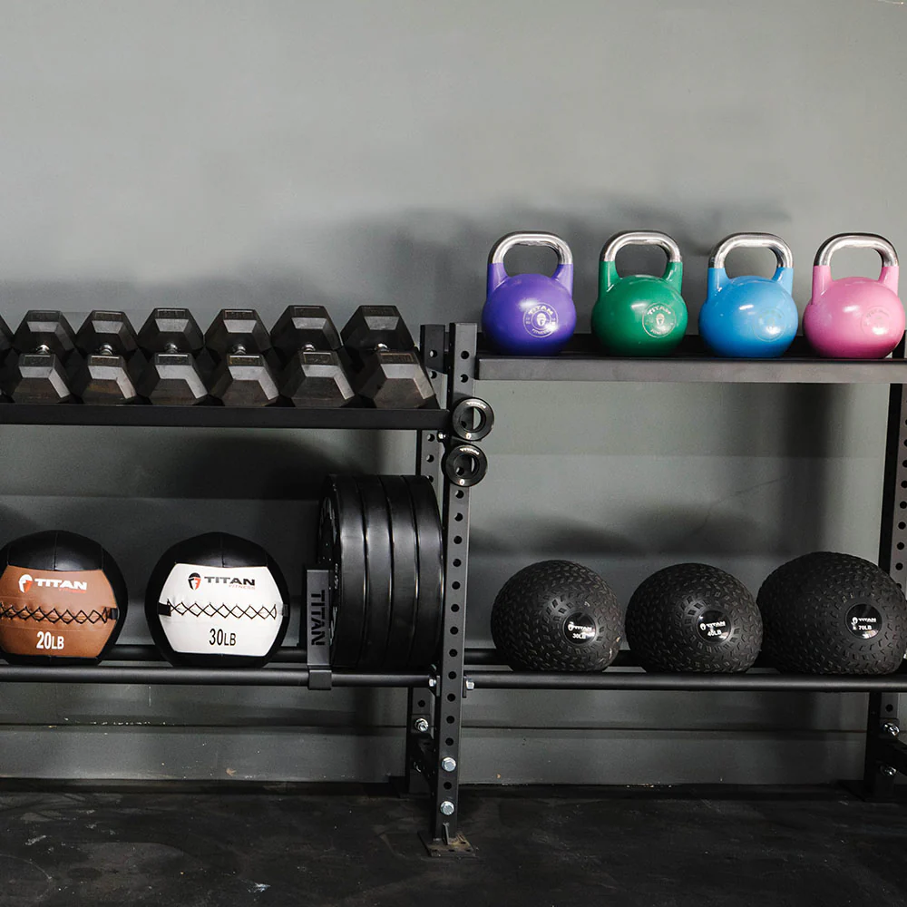 Scratch and Dent, Elite Series 3-Tier Mass Storage System with 70" Bumper & Medicine Ball Shelves - Image 8