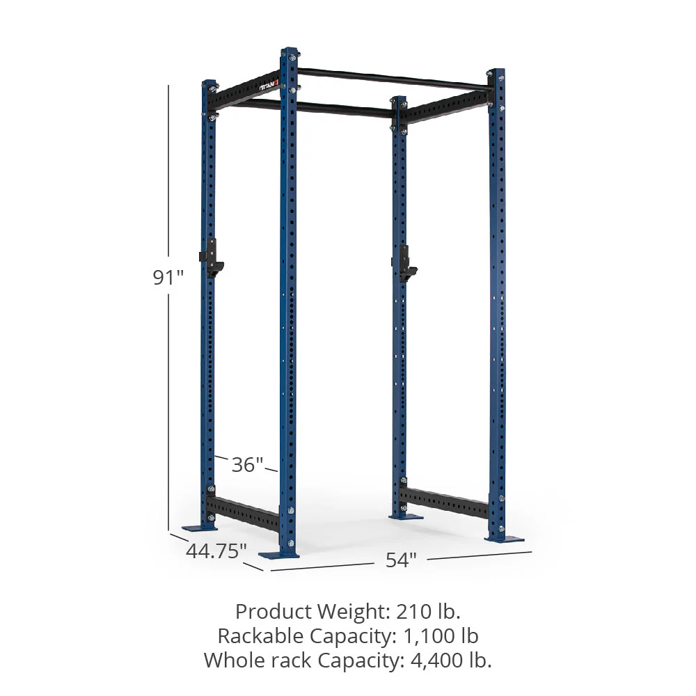 Scratch and Dent, T-3 Series Power Rack 91" 36" | Navy - Image 8