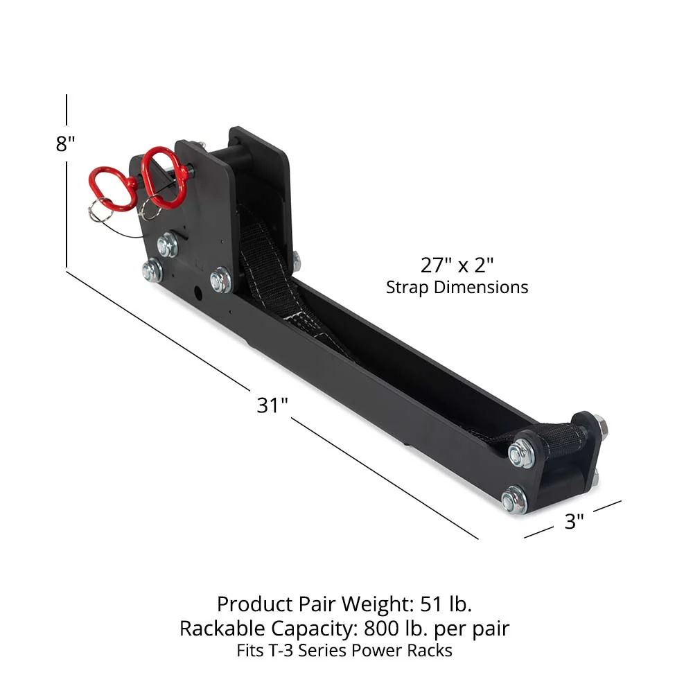Scratch and Dent, T-3 Series Safety Strap Spotter Arms - Image 8