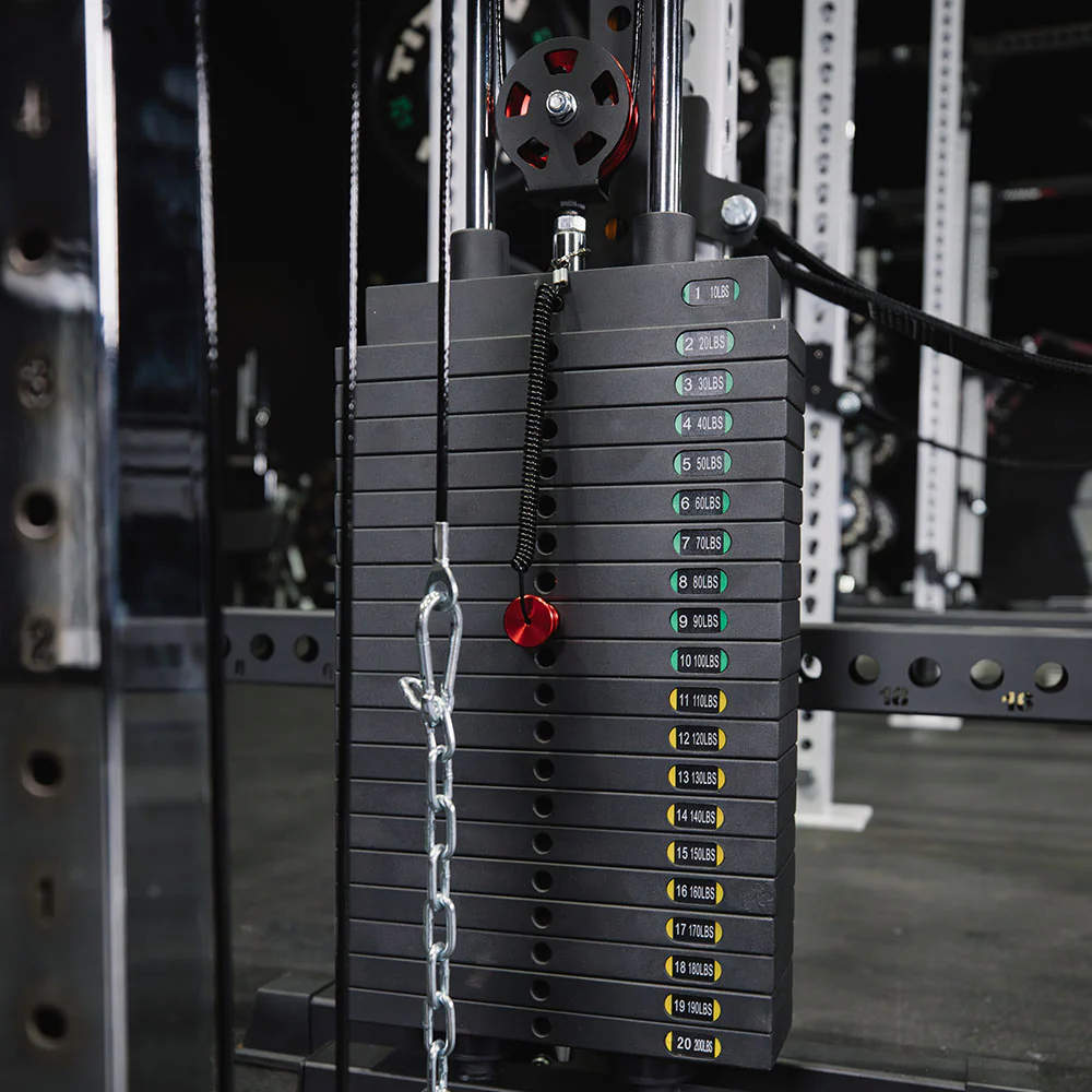Scratch and Dent, Tall Wall and Rack Mounted Pulley Tower | 200 LB Selector - Image 13