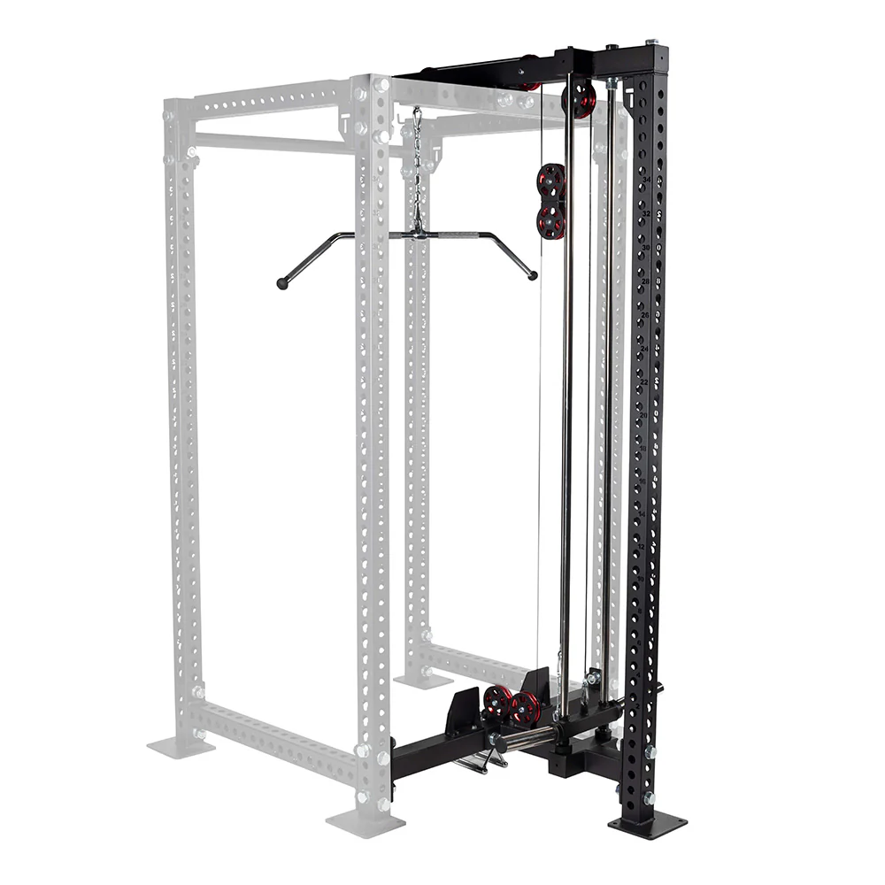 Scratch and Dent, TITAN Series Lat Tower Power Rack Attachment | 100" / No Crossmember