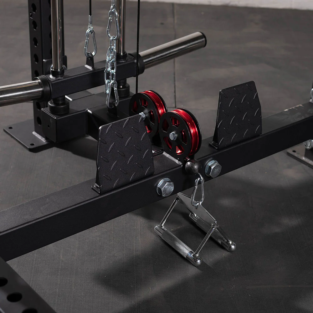 Scratch and Dent, TITAN Series Lat Tower Power Rack Attachment | 100" / No Crossmember - Image 10
