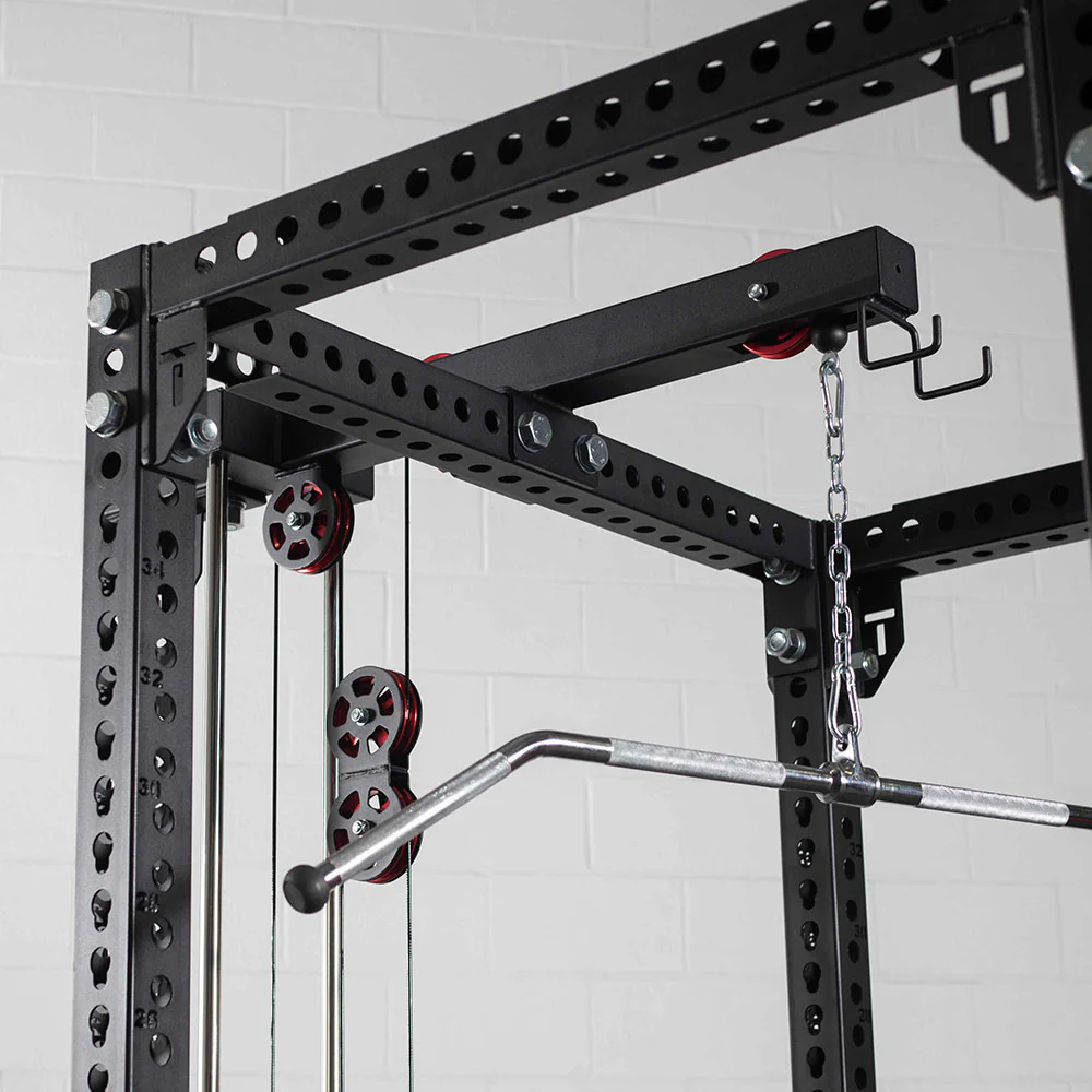 Scratch and Dent, TITAN Series Lat Tower Power Rack Attachment | 100" / No Crossmember - Image 5