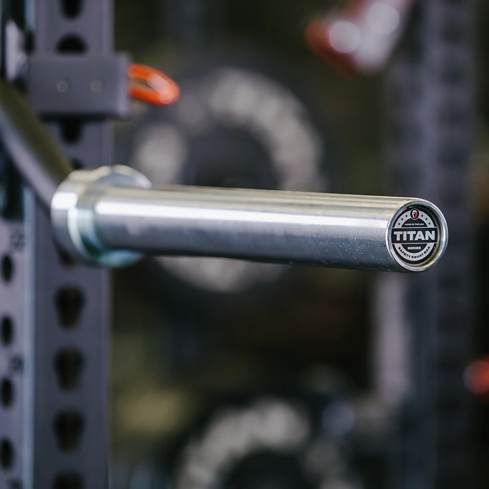 USA Made TITAN Series Safety Squat Bar - Image 9