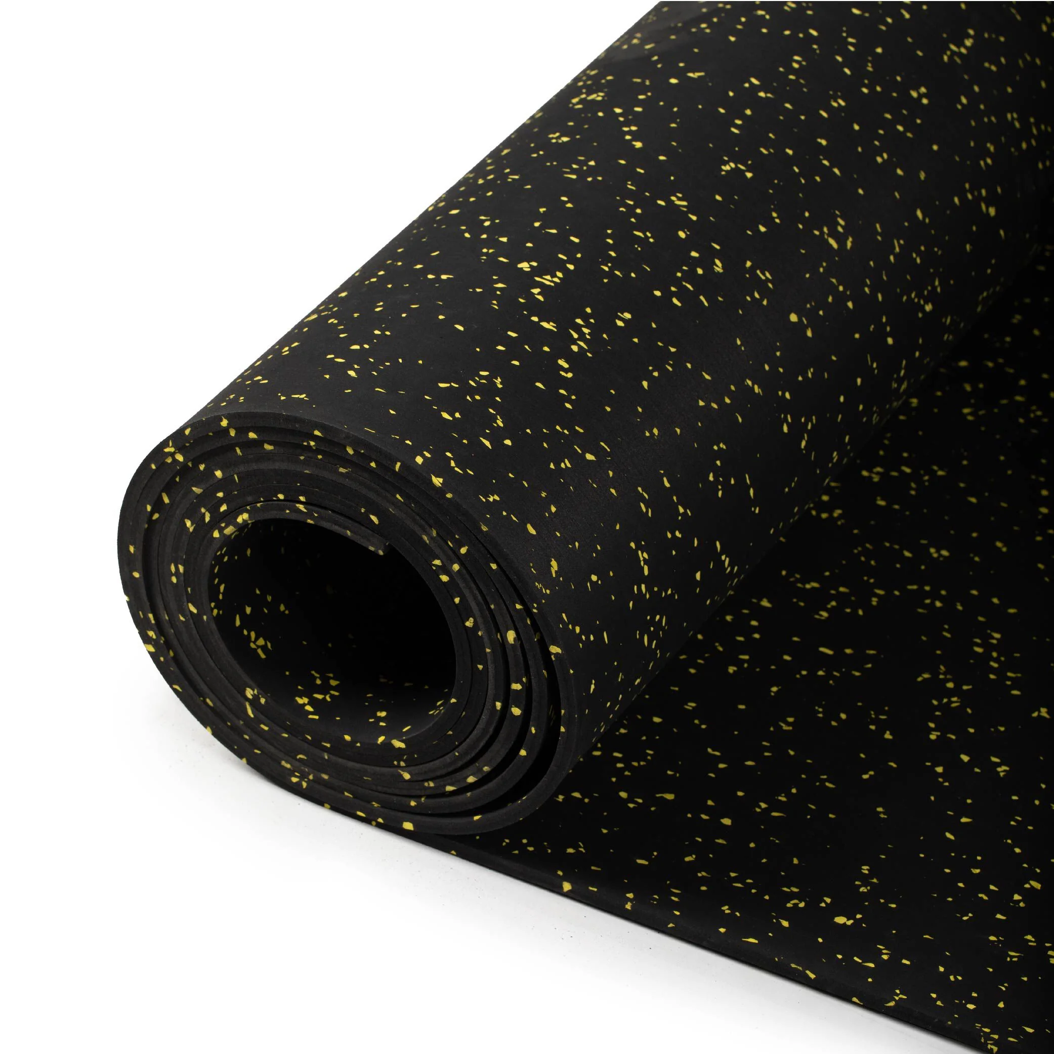 Scratch and Dent, Yellow Crumb Rubber Gym Flooring Roll