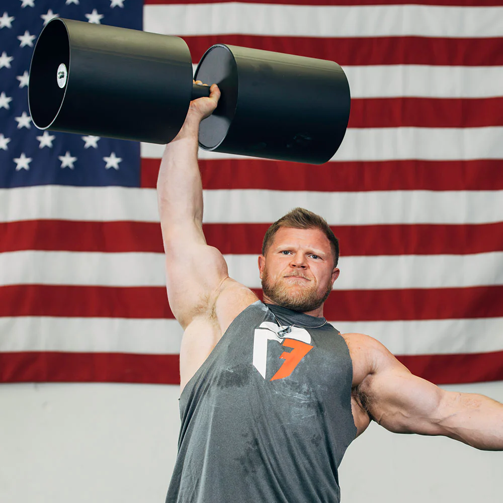 10" Circus Dumbbell, 2" Handle - Image 3