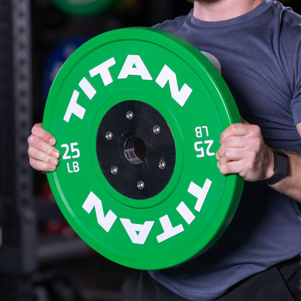 Scratch and Dent, 25 LB Pair Elite Color Bumper Plates - Image 5