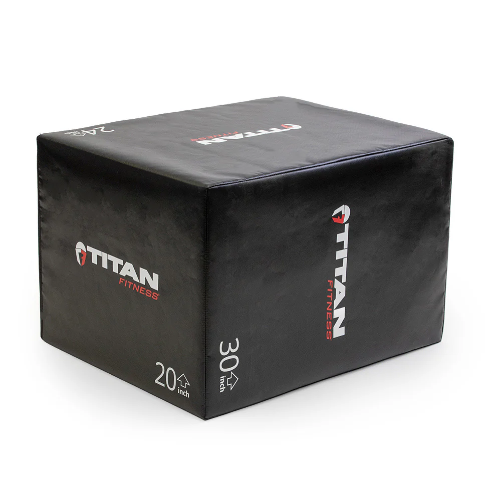 Scratch and Dent, 3-in-1 Soft Foam Plyometric Box – 20" x 24" x 30"