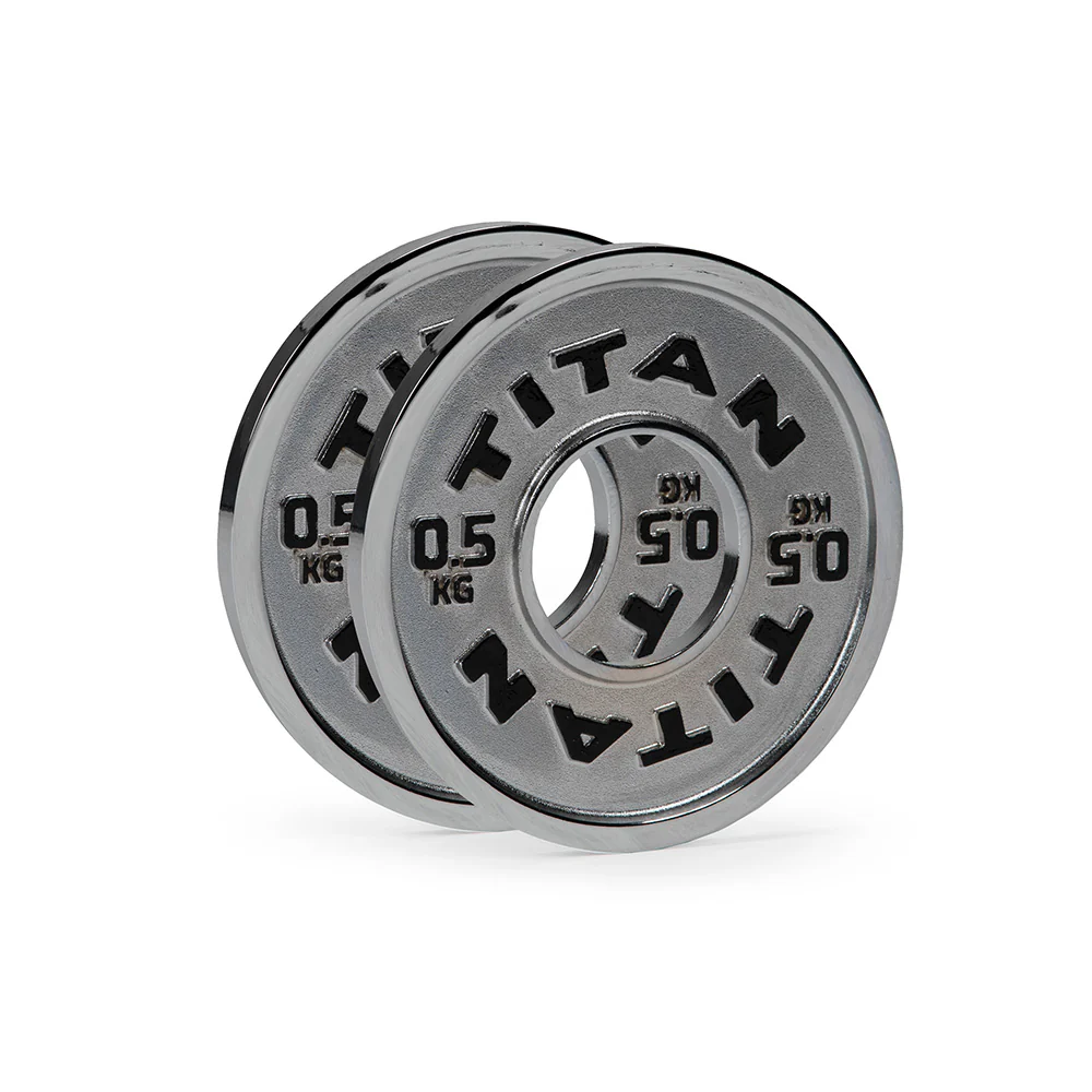 Scratch and Dent - .5 KG Pair Calibrated Steel Plates - FINAL SALE