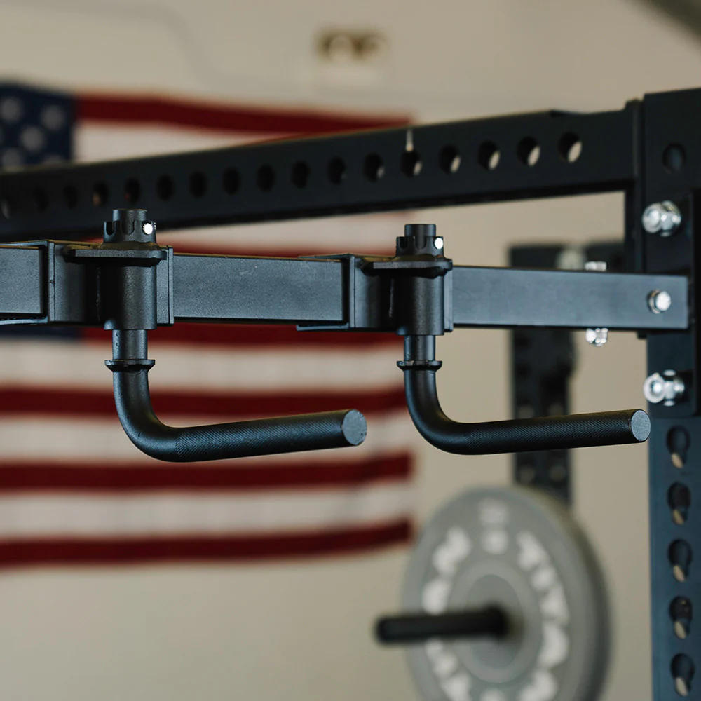 Scratch and Dent - Adjustable Handle Pull Up Bar – Rack Mounted - FINAL SALE - Image 2