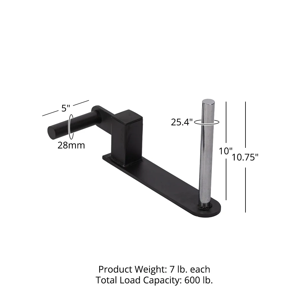 Mini Farmer's Walk Handles with Standard Weight Posts - Image 7