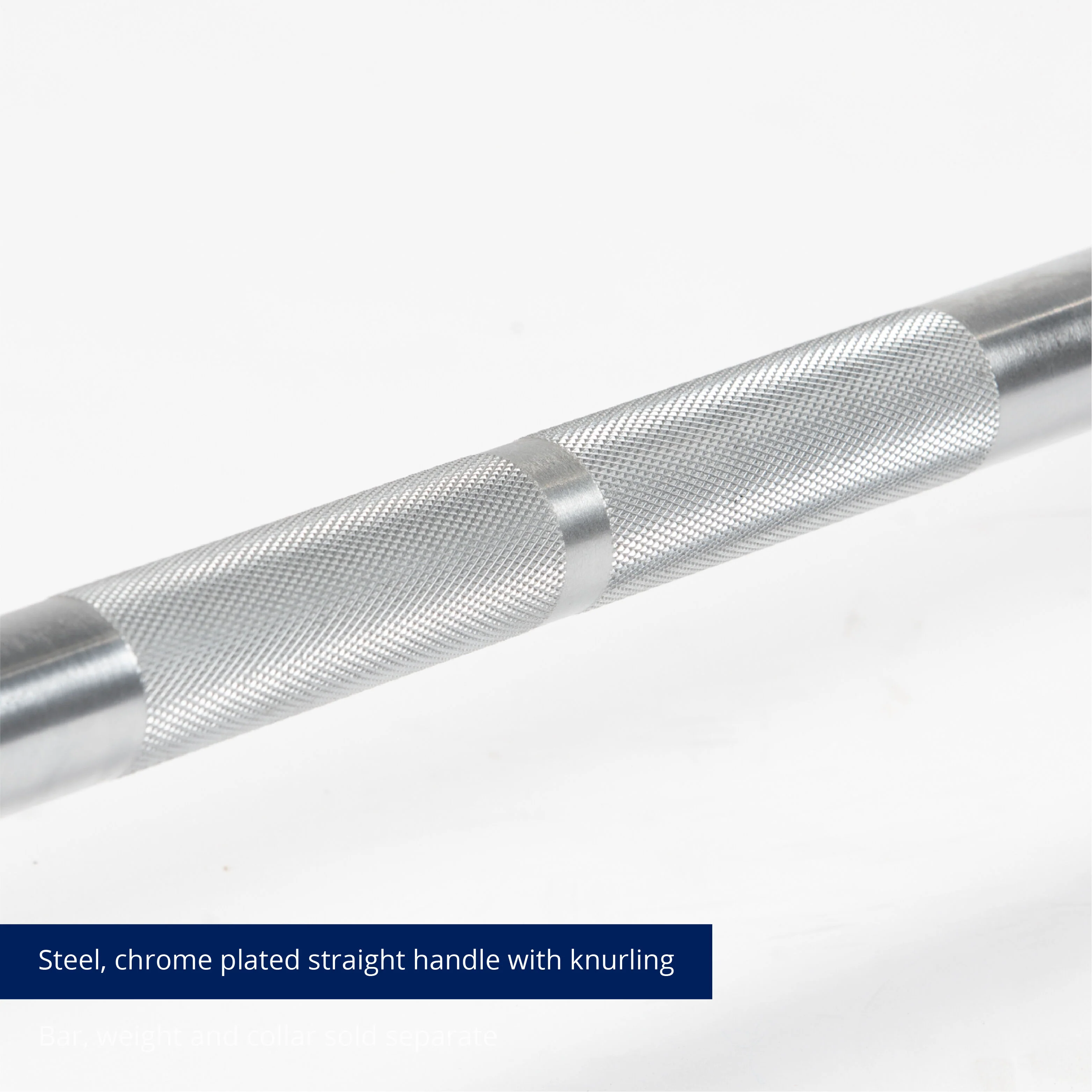 Scratch and Dent - Rubber Fixed Barbell | Straight | 100 LB - FINAL SALE - Image 4