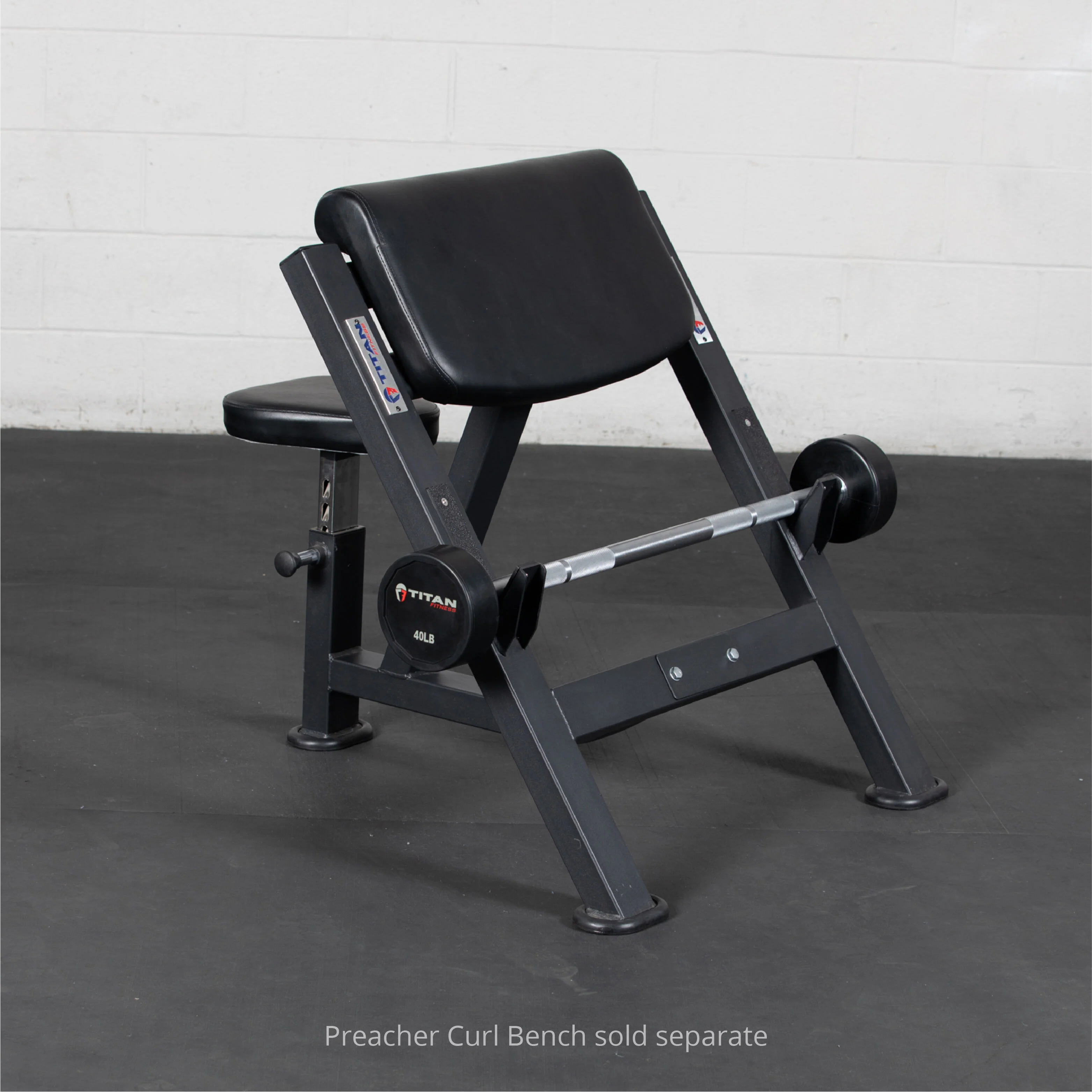 Scratch and Dent - Rubber Fixed Barbell | Straight | 40 LB - FINAL SALE - Image 4