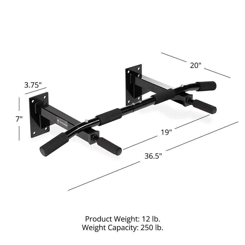 3 Position Wall-Mounted Pull-Up Bar - Image 7