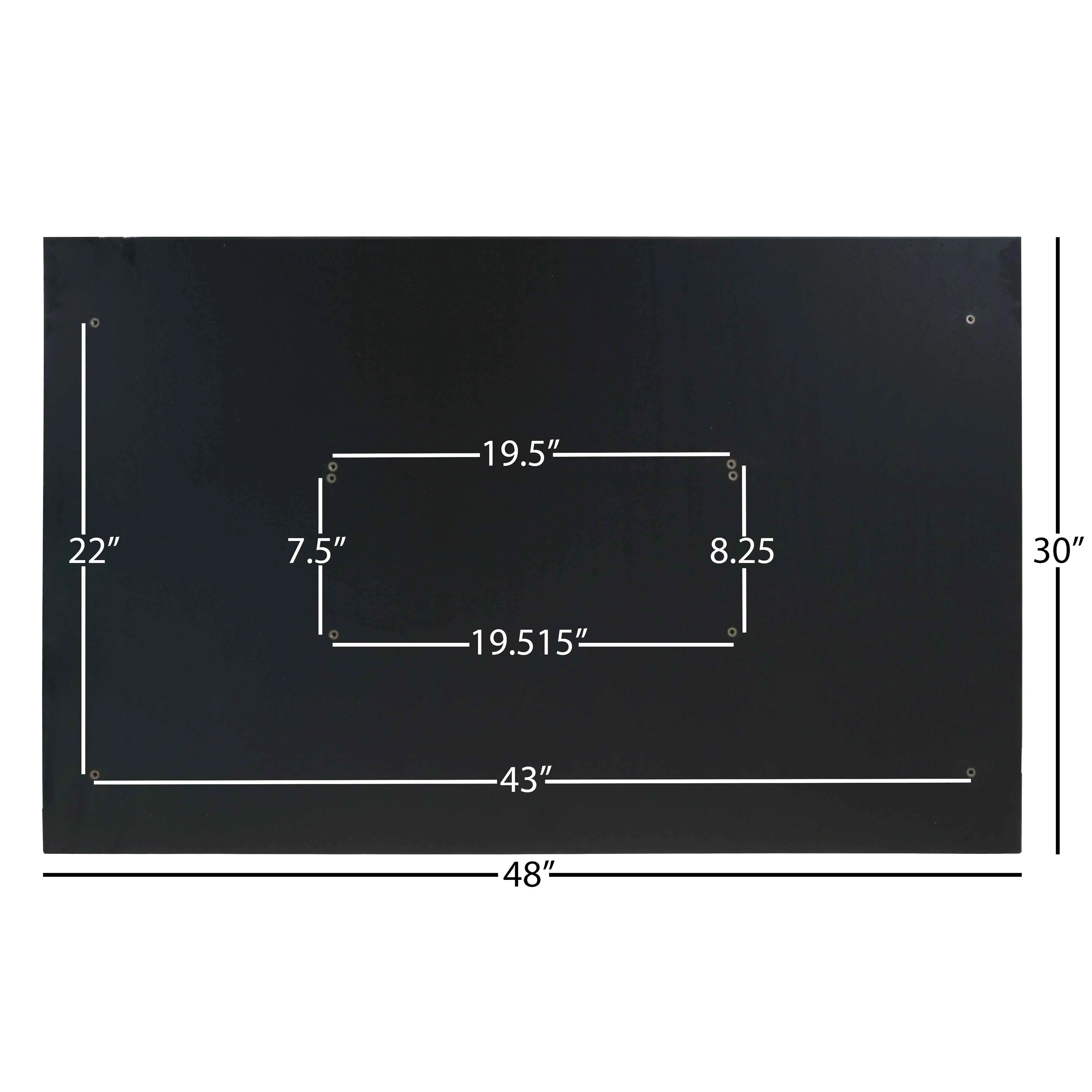 Scratch and Dent - Universal Desk Top - 30" x 48" Black - FINAL SALE - Image 3